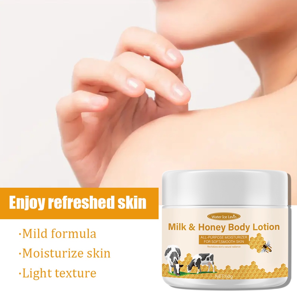 Water Ice Levin Milk Moisturizing Body Cream Relieve Dry Skin Moisturizing Skin Elastic Skin Care